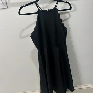 Nordstrom Black midi dress